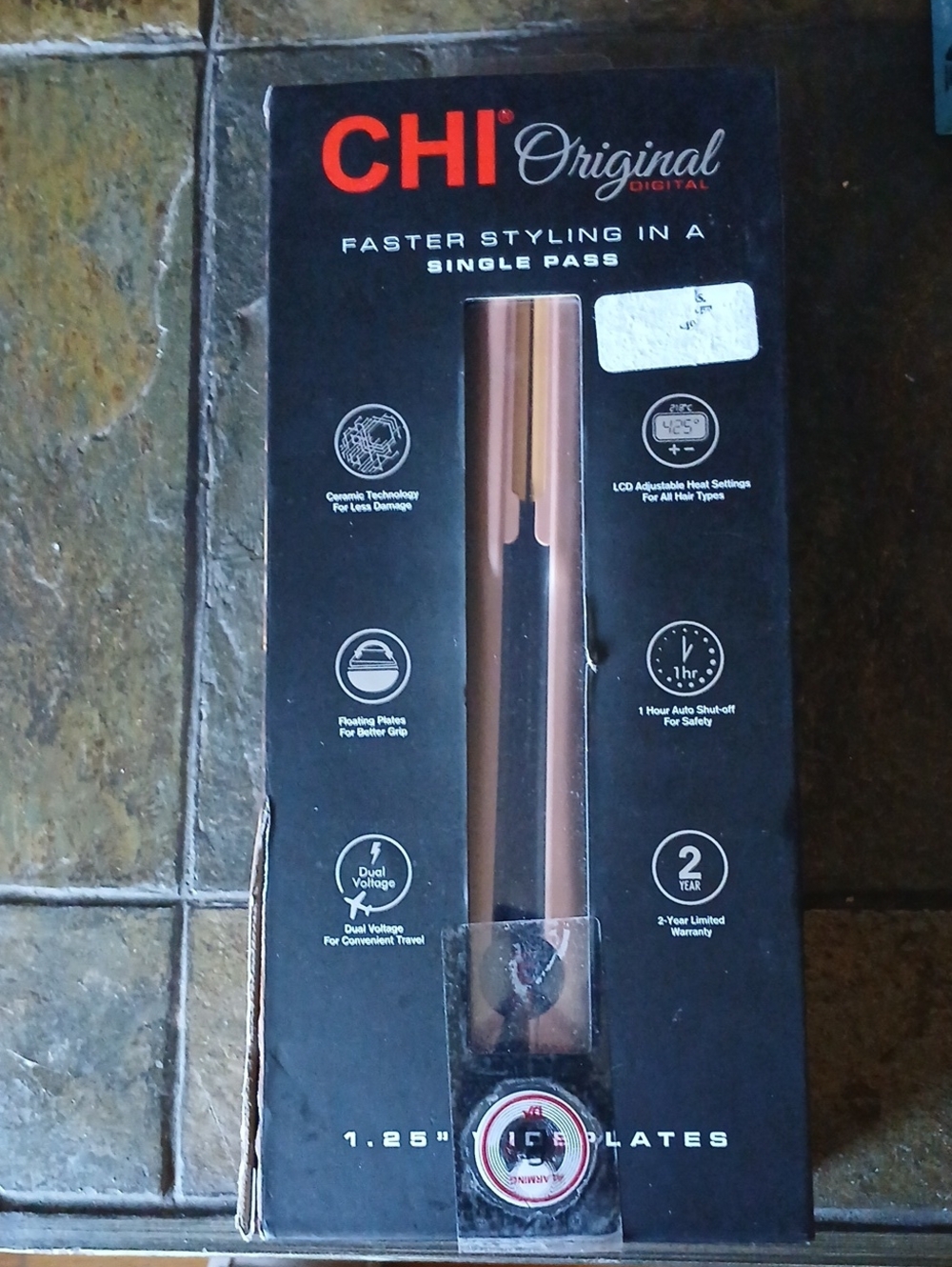 CHI Original Digital Hair Straightener — Rose Gold.      C